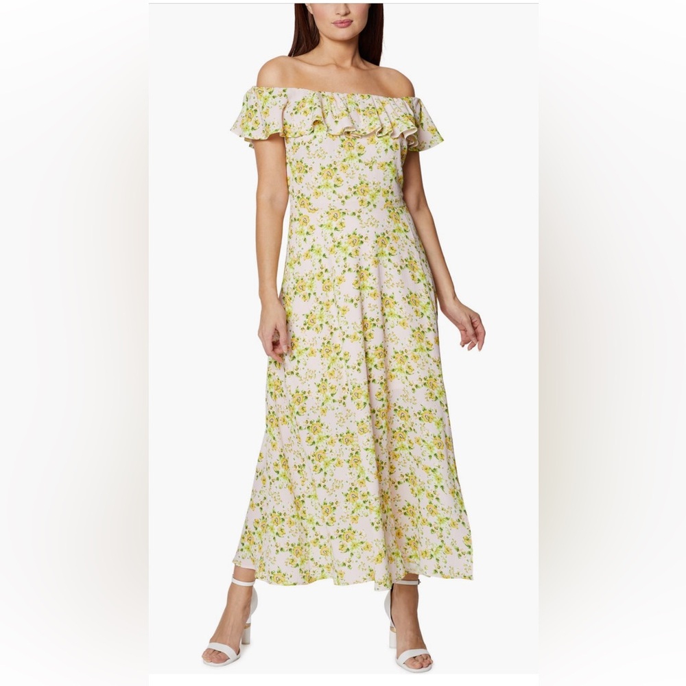 Floral Off-Shoulder Maxi Dress